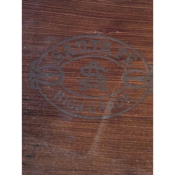 VINTAGE Santa Fe High Grade Corona Grand Cigar Box - Picture 2 of 10